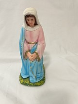 Vintage Nativity Mary Blessed Mother Kneeling Figure - e564 - $5.54