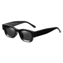 Polarized Rectangle Sunglasses For Men Women Chunky Square Thick Frame Glasses ( - £20.44 GBP