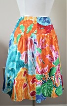 Lauren Ralph Lauren Pleated Lined Skirt Size-10P 100% Cotton  - £31.35 GBP