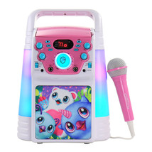 Hatchimals Colorful Flashing Lights Karaoke Machine with Microphone - $94.13