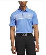 Adidas Mens Polo Blue Shirt Golf Stretch Moisture Wicking Short Sleeves - $62.41 CAD