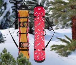 Hot Pink Snowboard Protection Sleeve Neoprene Fits 165 cm with Reinforced Cover - £23.67 GBP