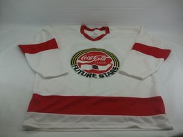 Coca Cola Classic NHL Future Stars M Red White Hockey Jersey Made Canada - £23.30 GBP