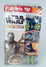 Disney Star Wars The Mandalorian Boy&#39;s Underwear Briefs - Package of 5 - Size 6 - £6.28 GBP