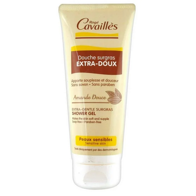 Roge Cavailles Extra Gentle Surgras Shower Gel Sweet Almond 200ml - $417.96 MXN