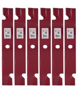 6 Pack HD Notched Hi Lift Blades 60&quot; fits Exmark  103-6403 103-6403-S 14... - $82.29