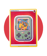 Anime Vinyl Sticker (R14): Fire Dragon Game Console with Energy Card - $90.39 MXN