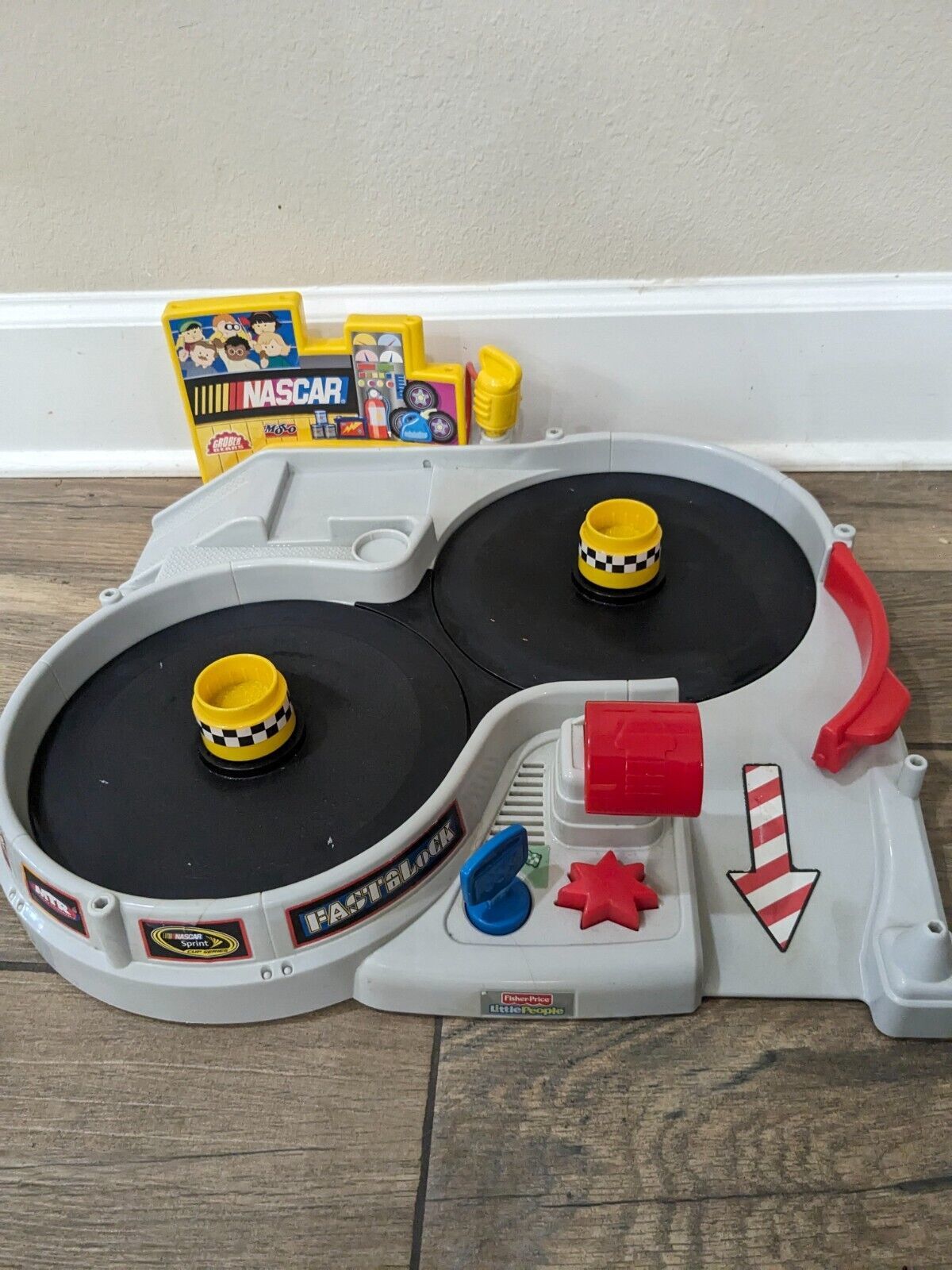 Fisher Price Little People NASCAR Spin And Speed Raceway motorized track... - $42.00