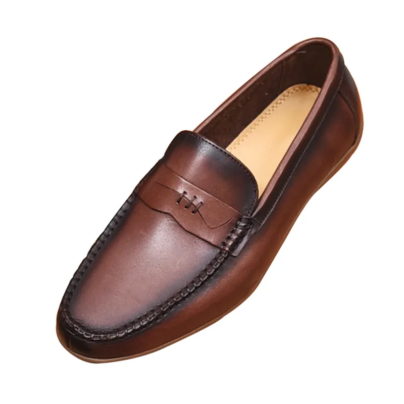  loafers driving shoes moccasin fashion male comfortable genuine leather shoes men lazy thumb200