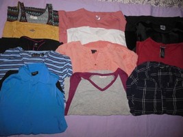 Lot of 12 Ladies Small Size Tops New York&amp;Co,Nicole Miller,H&amp;M,Maurices,Old Navy - £19.97 GBP