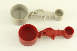 Vintage Advertising PLANTERS MR PEANUT Figural Plastic Measuring Spoons ... - £17.35 GBP