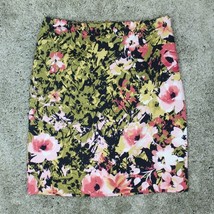 J.Jill floral Pencil Skirt Stretch Size 4 Petite - £11.39 GBP