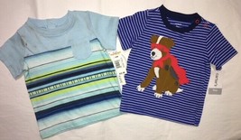 NEW Lot of 2 Baby Boy Tops Short Sleeves Shirts 6-9 Months Old &quot;R&quot; US an... - £11.98 GBP