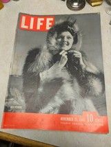 Life Magazine - Nov 25 1940 - Wolverine / Wwii At Sea / Leopold Iii Of Belgium - £7.11 GBP