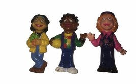 Sesame Street Puzzle Place Miniature Figures Vintage 1993- 1994 Set Of 3 - £6.49 GBP