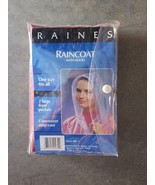 RAINES - RAINCOAT WITH HOOD - Burgundy - One Size Fits All - NIP - €13,17 EUR