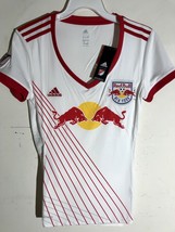 Adidas Women&#39;s MLS Jersey New York Red Bulls Team White sz M - £6.72 GBP