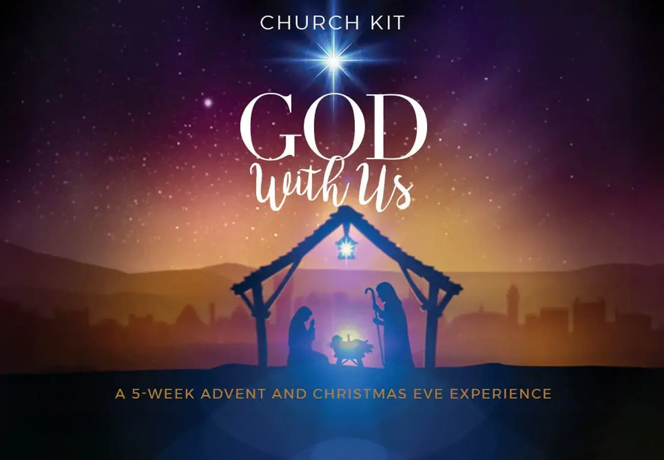 God With Us Advent Church Kit 5 Week Advent/Christmas Eve Experience - £59.94 GBP