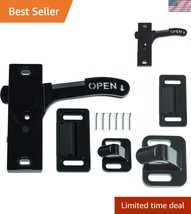 Elegant Nickel Screen Door Latch and Handle Kit - Right Hand, Easy Install - $43.00