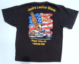 Jack&#39;s Leather Shop Maggie Valley N.C. Medium T Shirt Harley Motorcycle ... - $10.00