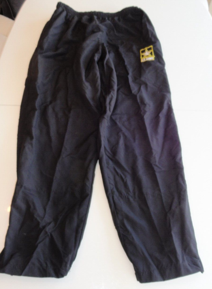 ARMY PHYSICAL TRAINING UNIFORM PANTS APFU FITNESS PT BLACK AND GOLD PANT... - $24.47