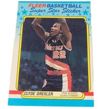 1988-89 Fleer Clyde Drexler Super Star Sticker #3 - £1.75 GBP