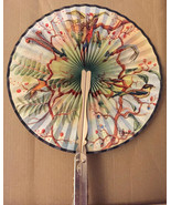 Vintage 1980s Brass Folding Handle Retractable Two Sided Birds In A Tree... - $548.71 MXN