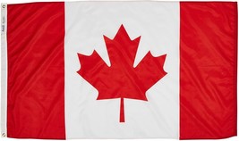 Canadian Flag 3x5 FT Made In USA  by Annin100%  Nyl-Glo  Canada #191337 - £30.16 GBP
