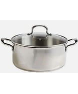 Parini ~ Signature Series ~ Round ~ 4.0 Qt Dutch Oven w/Lid ~ Stainless ... - $61.35 CAD