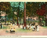 Postcard Montgomery Alabama AL Enjoying Life at Oak Park Unused UNP G16 - $21.45