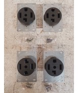 4  Qty Pass &amp; Seymour Legrand Dryer Receptacle  Flush Mounts 3P 4W 3864 ... - $1,080.57 MXN