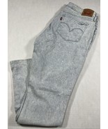 Levi&#39;s 711 Skinny Jeans Women&#39;s 32 x 32 Blue Denim Cotton Stretch Light ... - £10.96 GBP