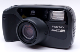 Pentax Zoom 90-WR 35mm Water Resistant Point &amp; Shoot Film Camera Works - £25.93 GBP