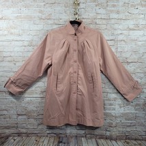 Vintage 60s-70s Womans Raincoat Size 11/12 Beige Pink Made in Taiwan Kne... - £22.27 GBP