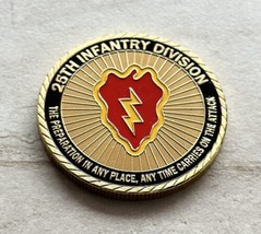 US Army 25th Twenty Fifth Infantry Division Challenge Coin - - £12.41 GBP