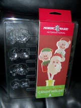 Nordic Ware International Santa and His Helpers Candy Molds NEW - £11.86 GBP