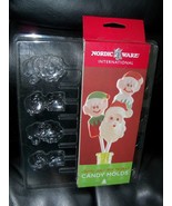 Nordic Ware International Santa and His Helpers Candy Molds NEW - £11.40 GBP