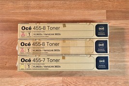  Genuine Lot Of 3 OCE 455-7,8 M,M,Y Toner for VarioLink 3622c Same Day Ship!!    - $133.65