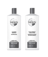 Nioxin System 2 Cleanser Shampoo and Scalp Therapy Conditioner Duo 33.8 Oz - £38.39 GBP