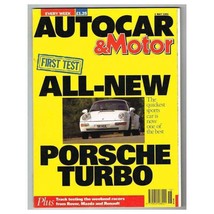 Autocar &amp; Motor Magazine 1 May 1991 mbox1585 All-New Porsche Turbo - £3.91 GBP