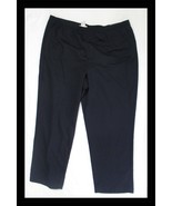 Alfred Dunner Women’s Plus 2X Classic Fit Pant Elastic Waist Navy  NWT - $371.47 MXN