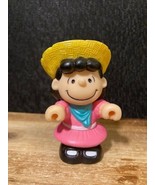 Peanuts Gang On The Farm Lucy Toy Figure McDonalds 1989 - £3.34 GBP