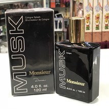 Musk Monsieur by Dana for Men, 4.0 fl.oz / 120 ml cologne splash - $65.97