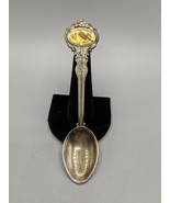 Celest Australia Silver Plated Souvenir Spoon VERMONT Red Clover Hermit ... - £4.85 GBP