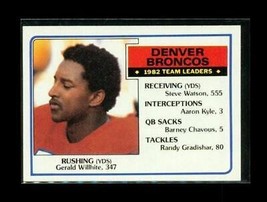 Vintage 1983 Topps Team Leader Football Card #260 Gerald Willhite Denver Broncos - £3.94 GBP