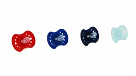 Cudlie Disney Mickey Mouse Baby Boy 4 Pack of Pacifier Varsity Blues - £5.58 GBP