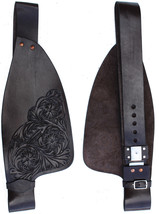 Horse Western Adult Tooled Leather Replacement Saddle Fenders 5223 - £49.63 GBP+