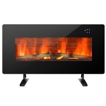 36 in Electric Wall Mounted/Freestanding Fireplace w/ Remote Control - $343.99