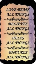 Ron&#39;s Hang Ups Giant 4&quot; x 6&quot; Refrigerator Magnets Love Bears All Things Believes - £5.60 GBP