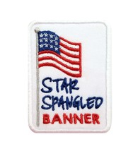 Patriotic American 4th Fourth of July Star Spangled Banner Embroidered Iron On P - £4.70 GBP